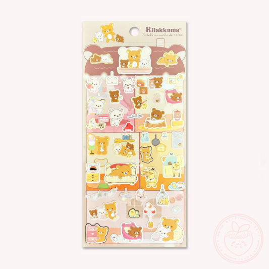 Rilakkuma 'A Wonderful House' Sticker Sheet