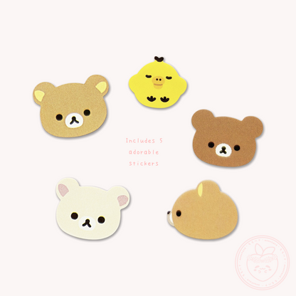 Rilakkuma 'Basic Rilakkuma Flower' Letter Set