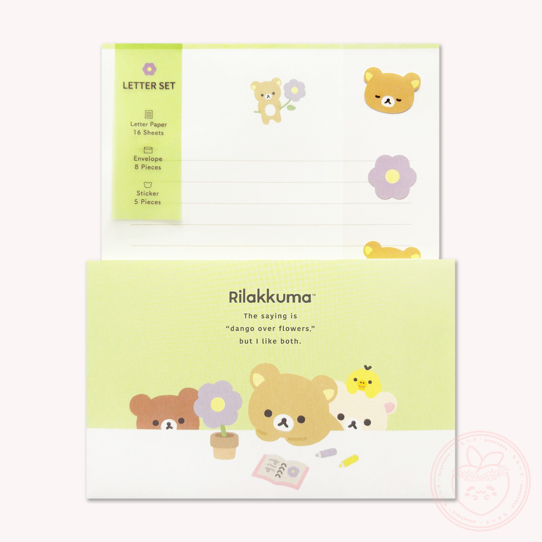 Rilakkuma 'Basic Rilakkuma Flower' Letter Set