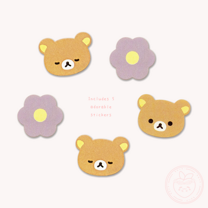 Rilakkuma 'Basic Rilakkuma Flower' Letter Set