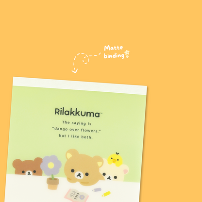Rilakkuma 'Basic Rilakkuma Flower' Square Memo