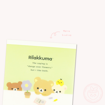 Rilakkuma 'Basic Rilakkuma Flower' Square Memo