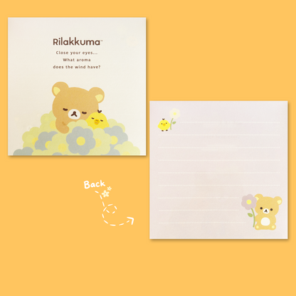 Rilakkuma 'Basic Rilakkuma Flower' Square Memo