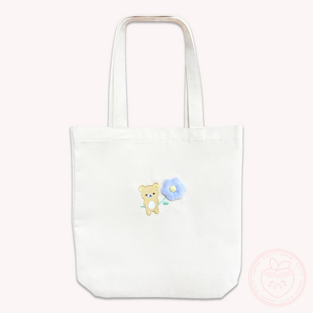 Rilakkuma 'Basic Rilakkuma Flower' Canvas Tote