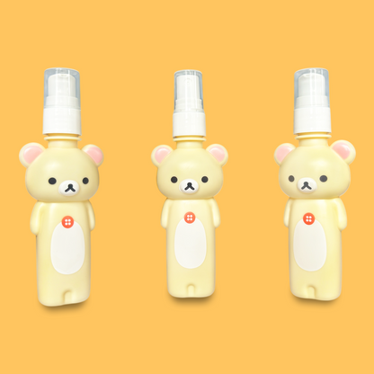 Rilakkuma 'Basic Rilakkuma Flower' Travel Bottle Set - Korilakkuma