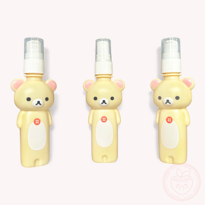 Rilakkuma 'Basic Rilakkuma Flower' Travel Bottle Set - Korilakkuma