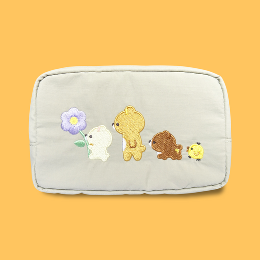 Rilakkuma 'Basic Rilakkuma Flower' Pouch