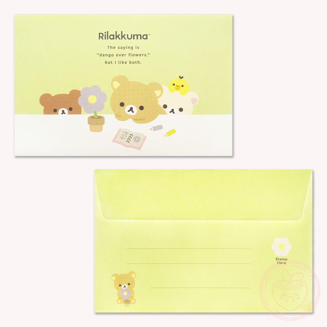 Rilakkuma 'Basic Rilakkuma Flower' Letter Set