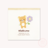 Rilakkuma 'Basic Rilakkuma Flower' Square Memo