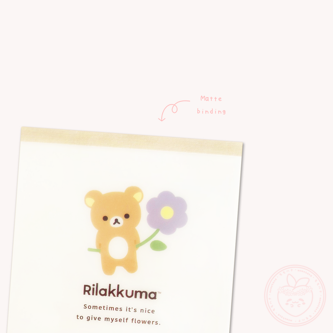 Rilakkuma 'Basic Rilakkuma Flower' Square Memo
