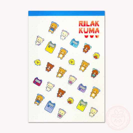 Rilakkuma 'Gaming Rilakkuma' Memo Pad