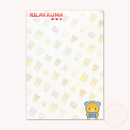 Rilakkuma 'Gaming Rilakkuma' Memo Pad