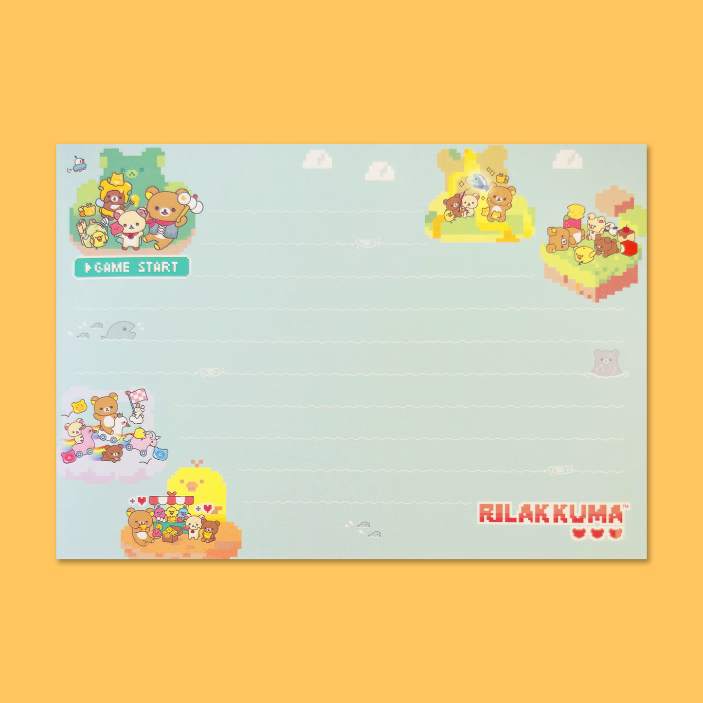 Rilakkuma 'Gaming Rilakkuma' Memo Pad