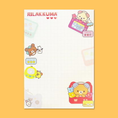 Rilakkuma 'Gaming Rilakkuma' Memo Pad