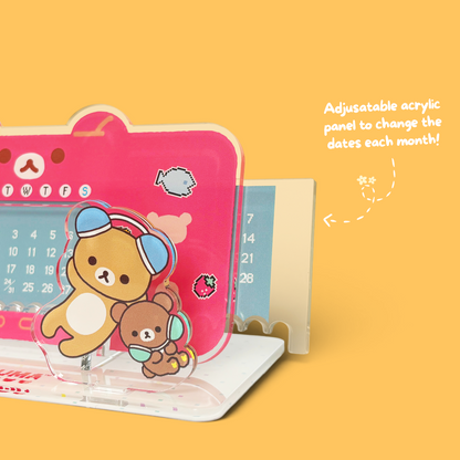Rilakkuma 'Gaming Rilakkuma' Desk Calendar