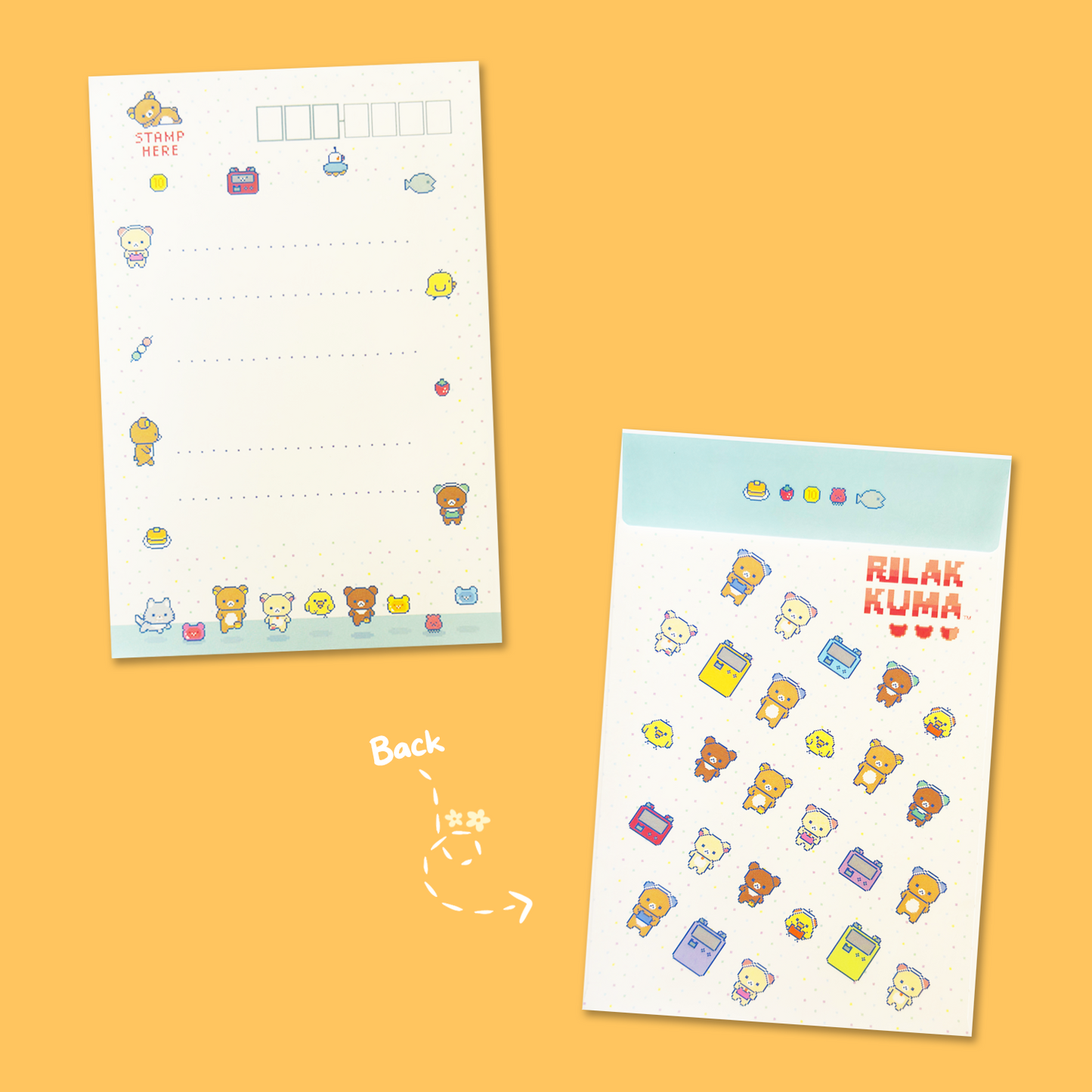 Rilakkuma 'Gaming Rilakkuma' Letter Set
