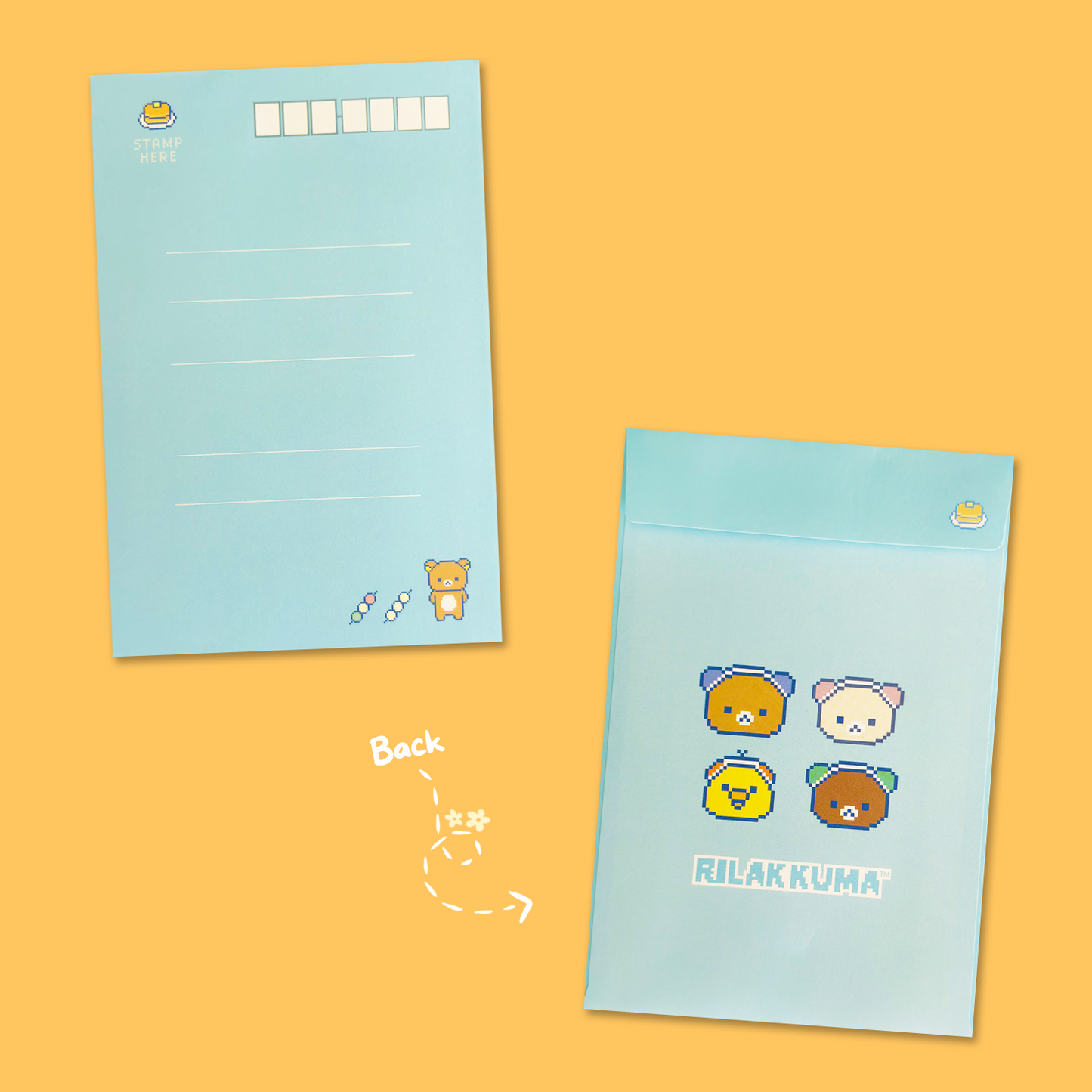 Rilakkuma 'Gaming Rilakkuma' Letter Set