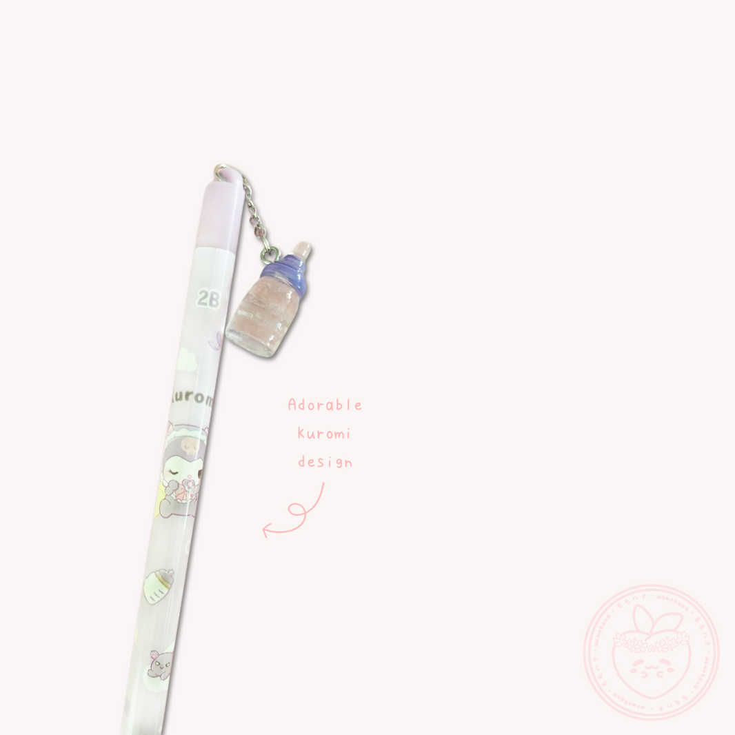 Sanrio Babies 2B Charm Pencil - Kuromi