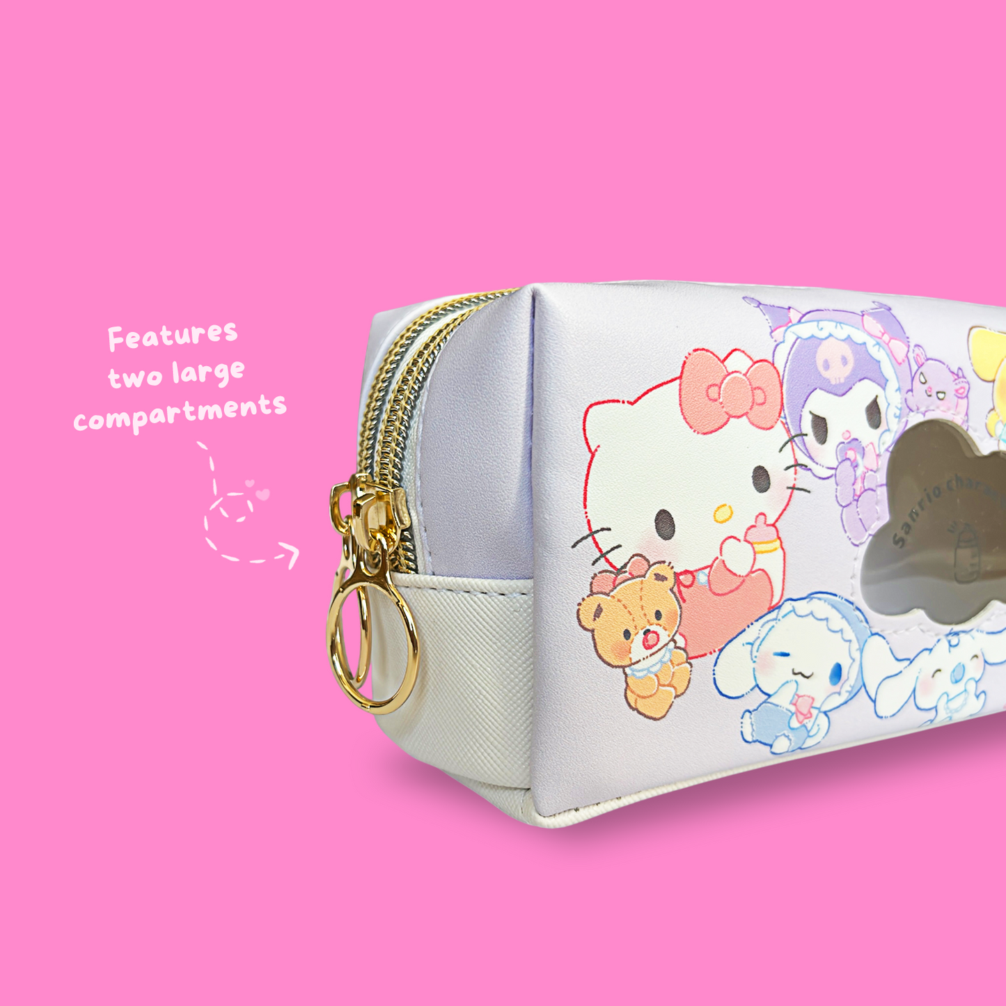 Sanrio Babies Twin Zipper Pencil Case