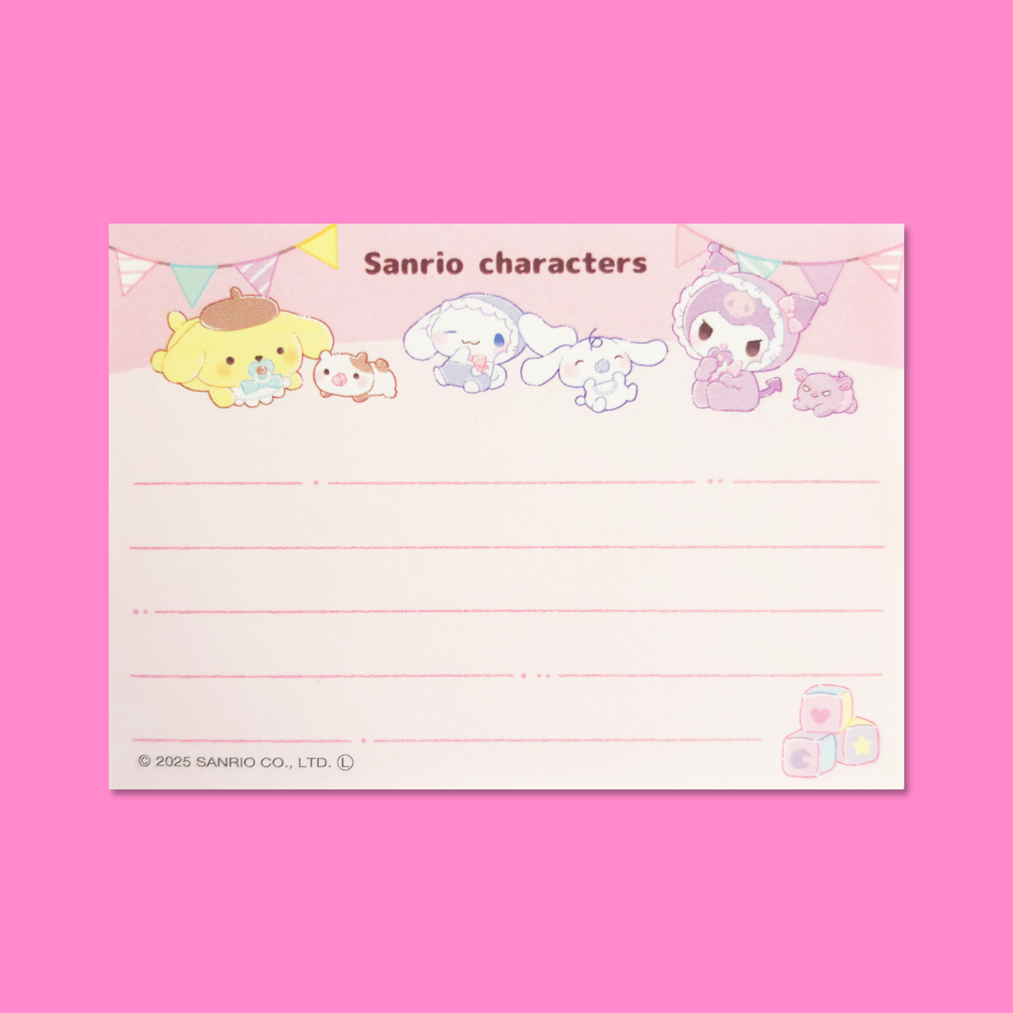Sanrio Babies Mini Memo