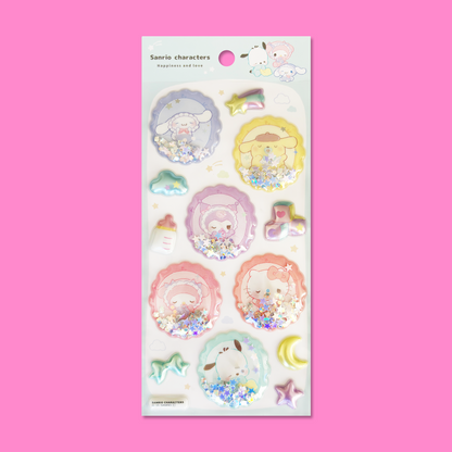 Sanrio Babies Squishy Capsule Sticker Sheet