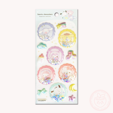 Sanrio Babies Squishy Capsule Sticker Sheet