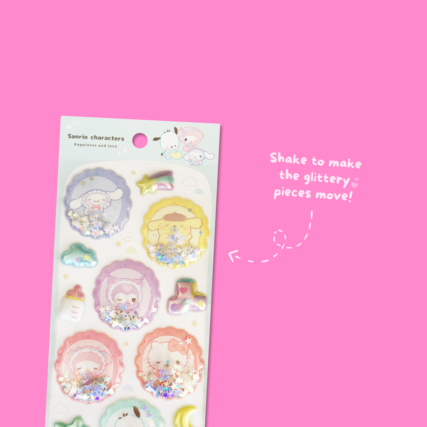 Sanrio Babies Squishy Capsule Sticker Sheet