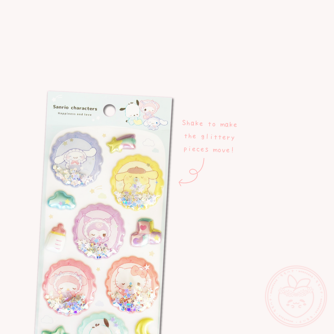 Sanrio Babies Squishy Capsule Sticker Sheet