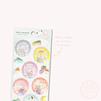 Sanrio Babies Squishy Capsule Sticker Sheet