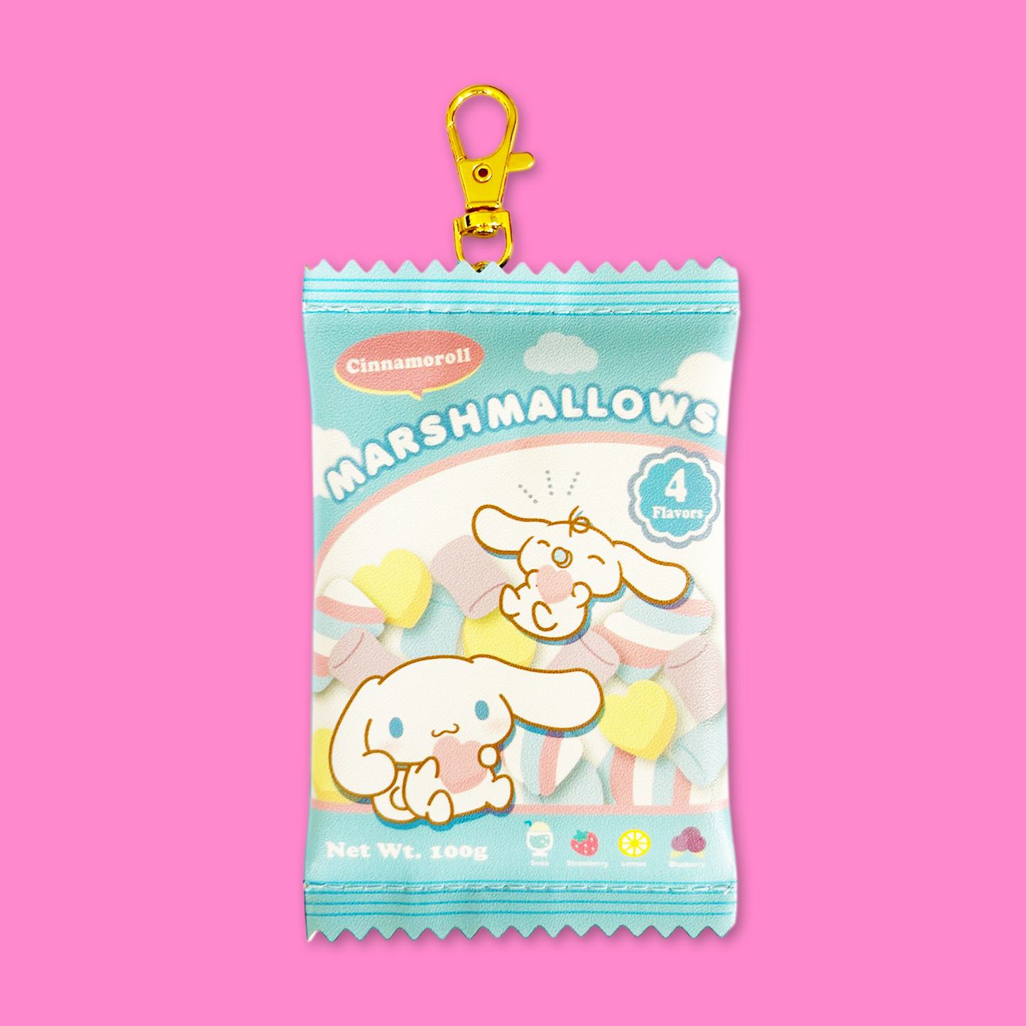 Sanrio Sweet Wrapper Keyring Pouch - Cinnamoroll