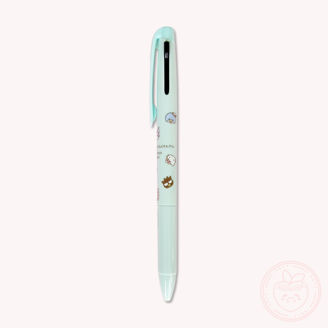 Sanrio Characters Smooth 2 Colour Pen - Mint