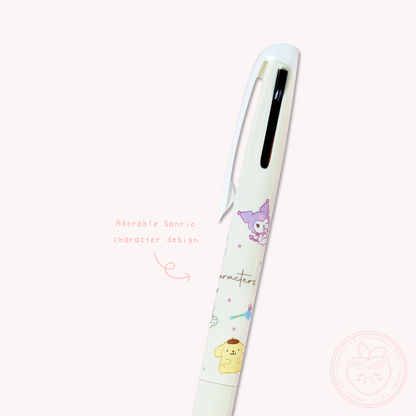 Sanrio Characters Smooth 2 Colour Pen - Pastel Yellow