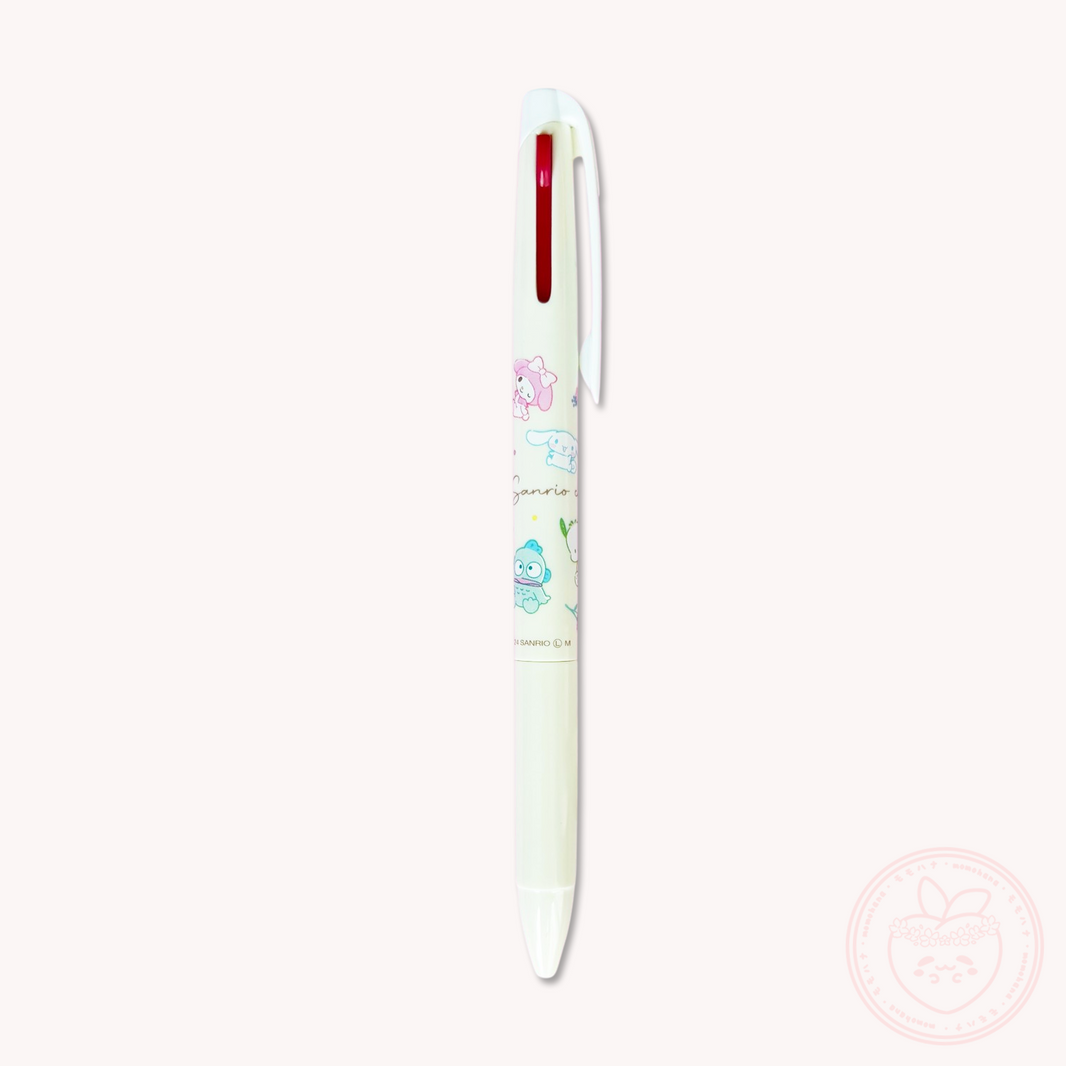 Sanrio Characters Smooth 2 Colour Pen - Pastel Yellow