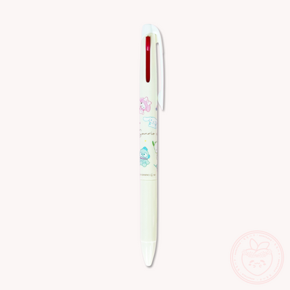 Sanrio Characters Smooth 2 Colour Pen - Pastel Yellow