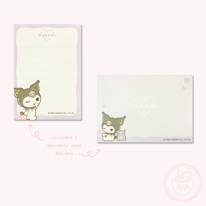 Sanrio Munyatto Mini Memo Pad - Kuromi