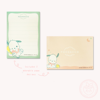 Sanrio Munyatto Mini Memo Pad - Pochacco