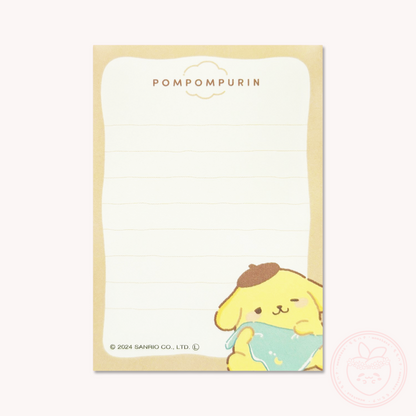 Sanrio Munyatto Mini Memo Pad - Pompompurin