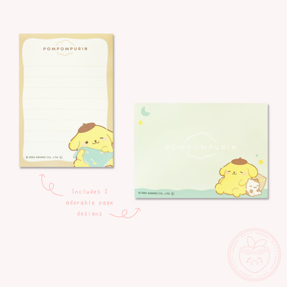 Sanrio Munyatto Mini Memo Pad - Pompompurin