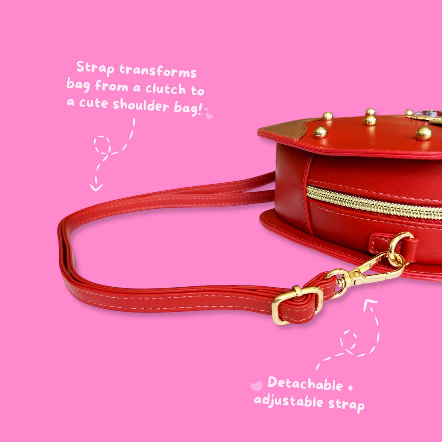 Sanrio My Melody 50th Anniversary Shoulder Bag - Red
