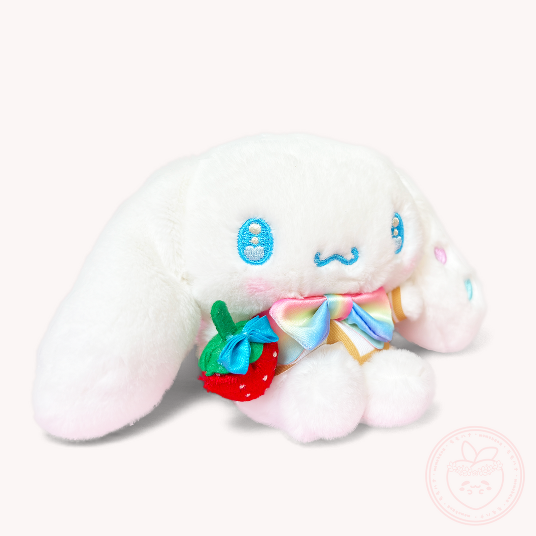 Sanrio x Ichigo Shinbun 50th Anniversary Keyring Plush - Cinnamoroll