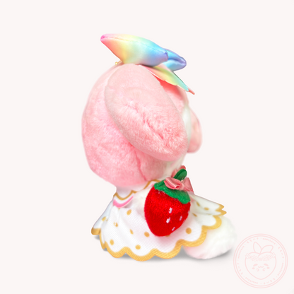 Sanrio x Ichigo Shinbun 50th Anniversary Keyring Plush - My Melody