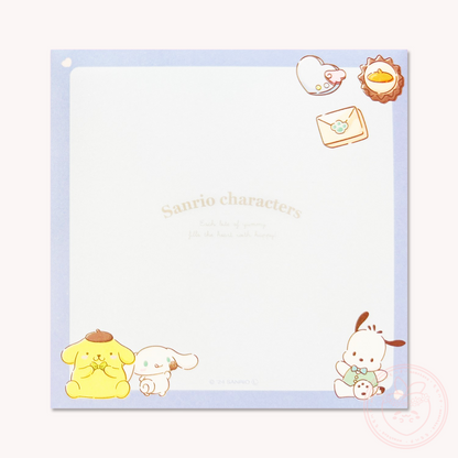 Sanrio Square Chocolate Memo Pad with Stickers - Boys