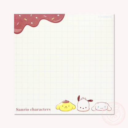 Sanrio Square Chocolate Memo Pad with Stickers - Boys