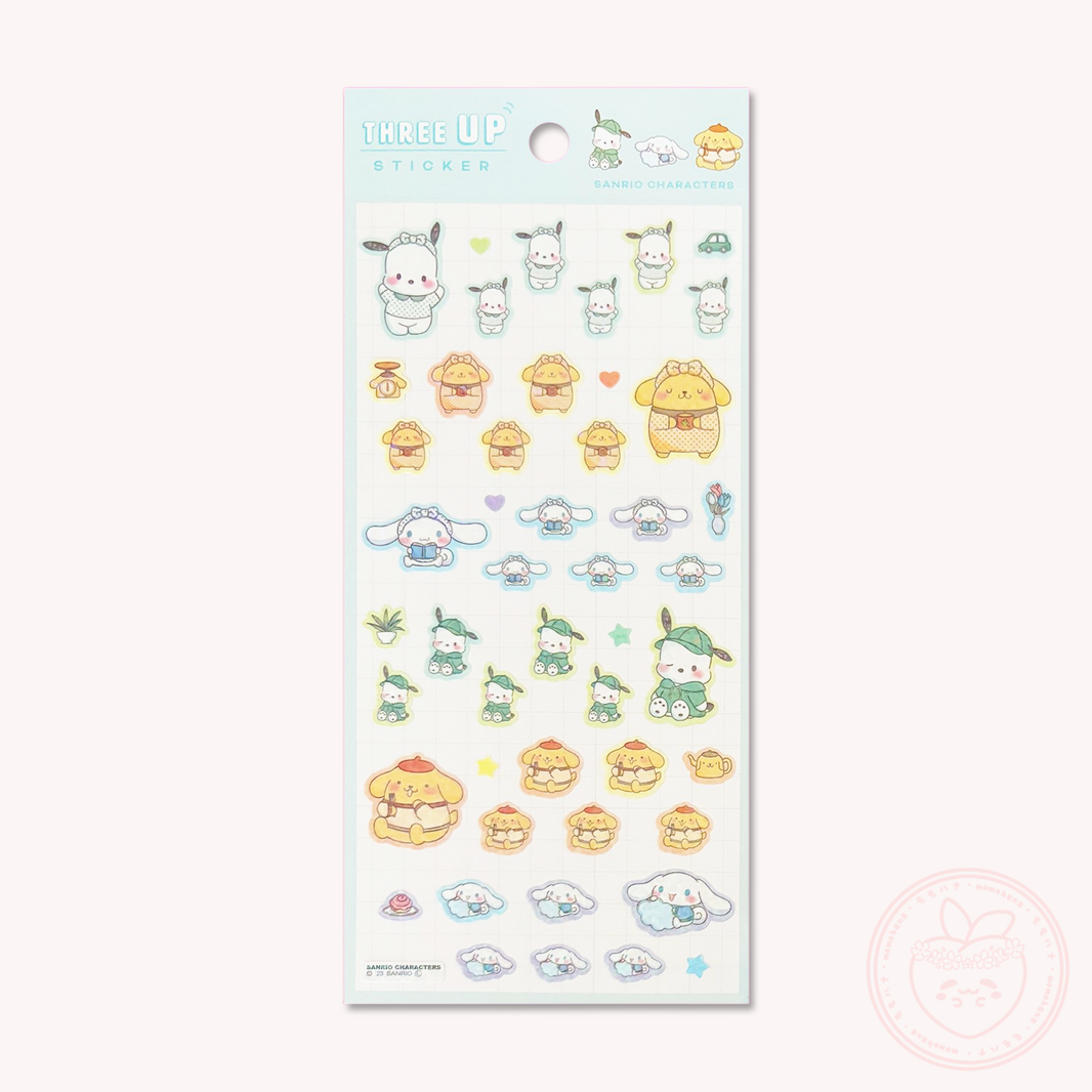Sanrio Glitter Sticker Sheet - Boys