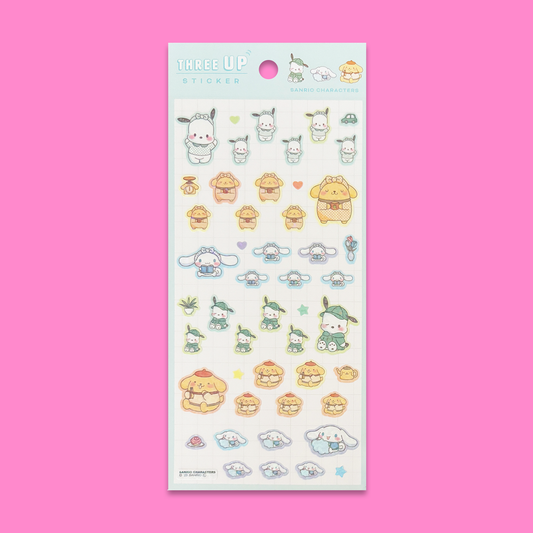 Sanrio Glitter Sticker Sheet - Boys