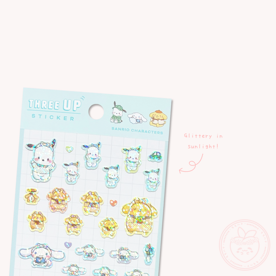 Sanrio Glitter Sticker Sheet - Boys