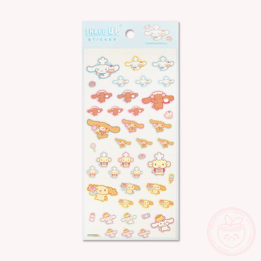 Sanrio Glitter Sticker Sheet - Cinnamoroll