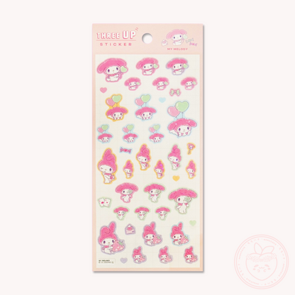 Sanrio Glitter Sticker Sheet - My Melody