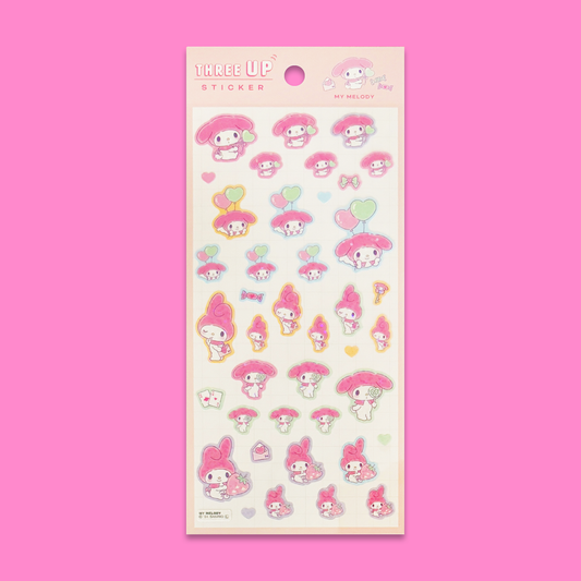 Sanrio Glitter Sticker Sheet - My Melody