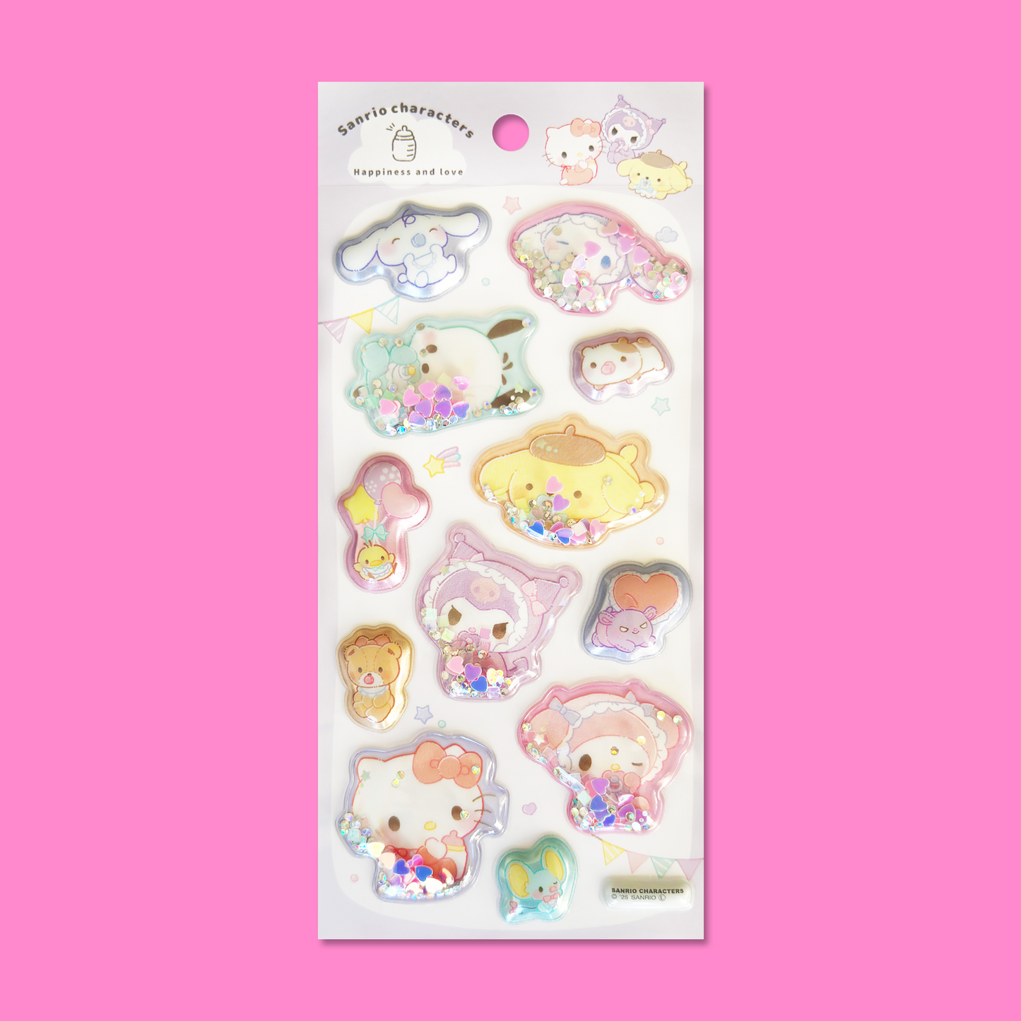 Sanrio Babies Squishy Capsule Sticker Sheet